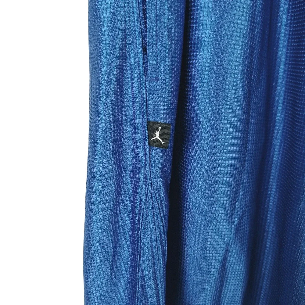 Jordan Brand Mens Royal Blue Mesh Basketball Shorts Jumpman Logo Size XL